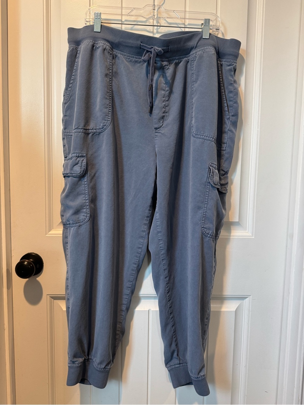 American Eagle Outfitters Slate Blue Cargo Joggers